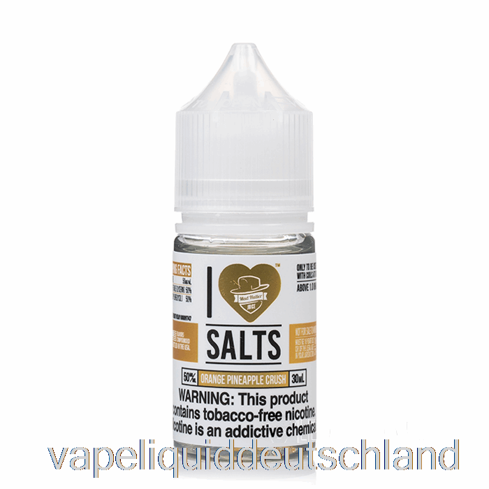 Orangen-Ananas-Crush – Ich Liebe Salze – 30 Ml 50 Mg Vape-Flüssigkeit